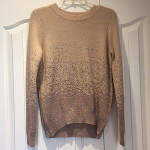 Pink and Metallic sweater from HM